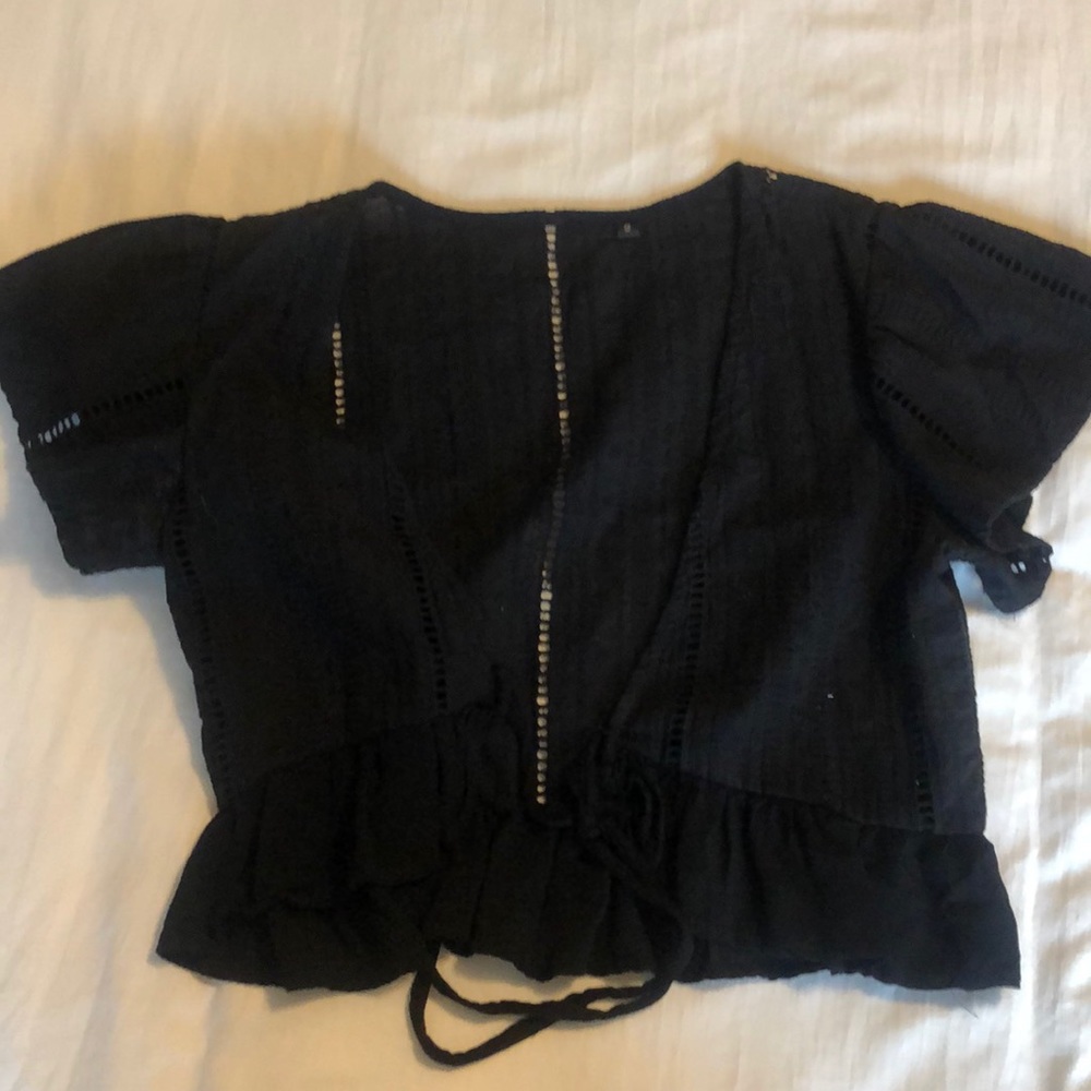 Black tie front top